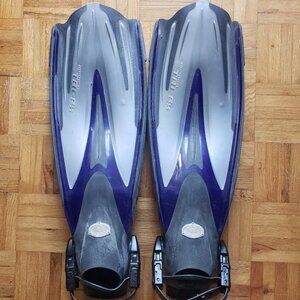 Women's Tusa Imprex Tri-Ex, Size 7-8, Swim Fins Snorkeling Scuba Diving
